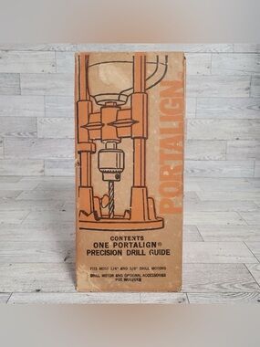 Vintage Sears Craftsman Portalign Precision Drill Guide Collectible